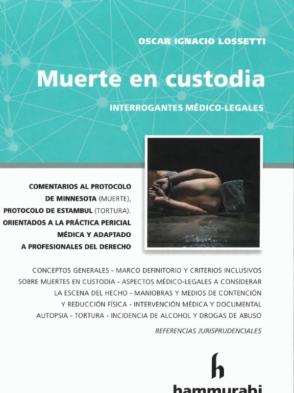 Portada — Muerte en custodia: interrogantes médico-legales